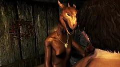 Play 3D Lizard Lover: Reena the Argonian's Passionate Sex Session